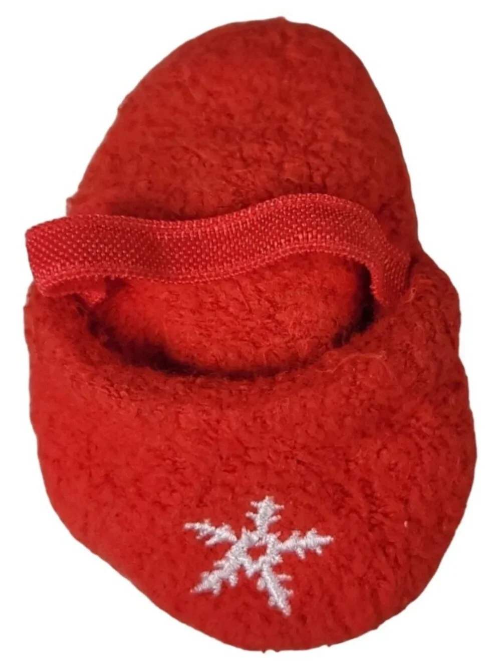 American Girl Red Snowflake Slipper Replacement 1 Slipper Right Only 18